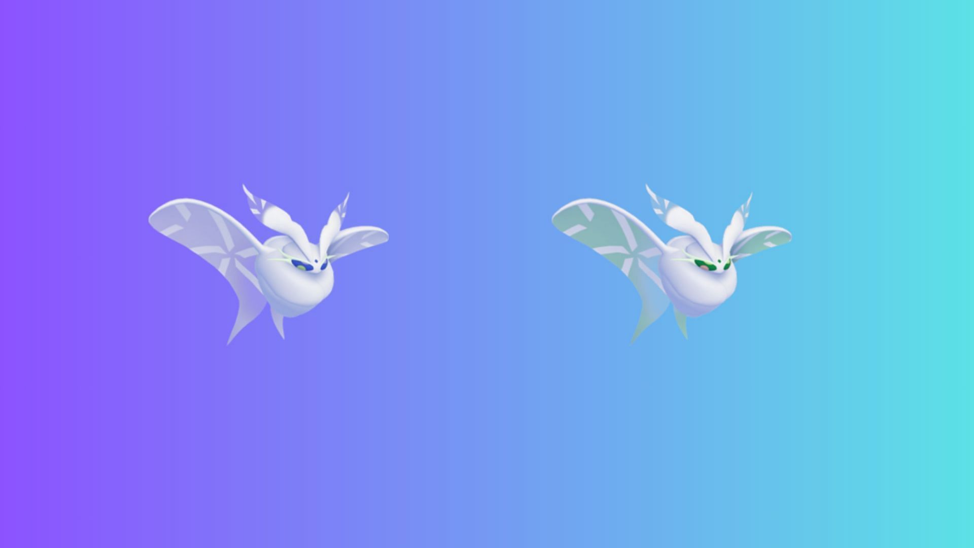 Frosmoth and its shiny form (Image via TPC)